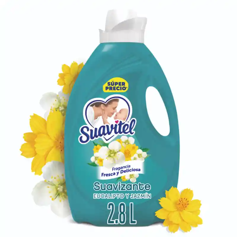 Suavizante Suavitel Eucalipto y Jazmin 2.8L