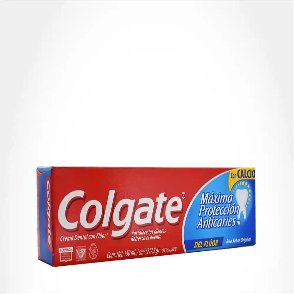 Colgate Crema Dental Máxima Protección Sabor Original