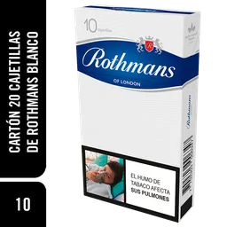Rothmans Cigarrillo Cartón Blanco