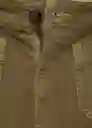 Jean Catherip Khaki Talla 32 Mujer Mango