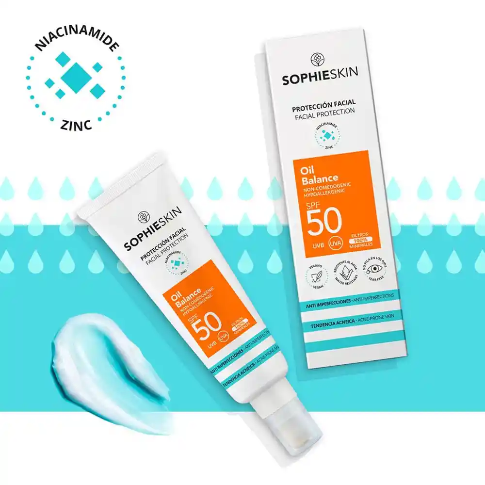 Sophieskin Protector Solar Oil Balance Spf 50 