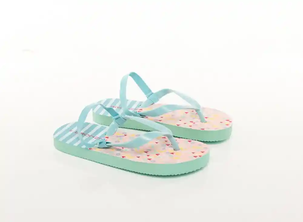 Sandalias Para Nina Playa 27 - Turquesa