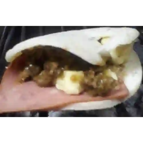 Arepa Asada de Carne