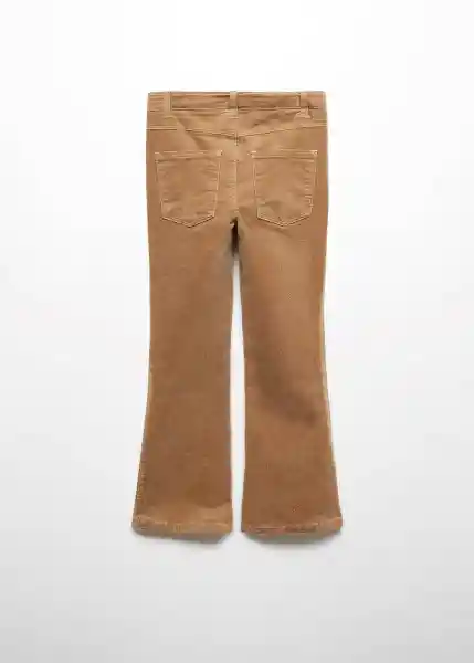 Pantalón Velve Camel Talla 10 Niña Mango