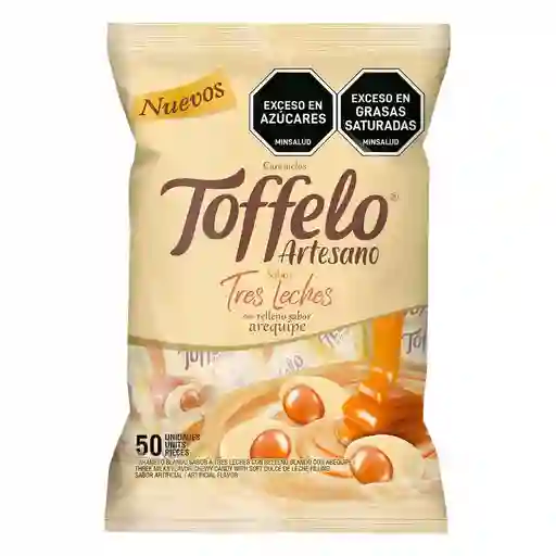 Caramelo Toffelo Blando Tres Leche Relleno Areq (250 Gr)