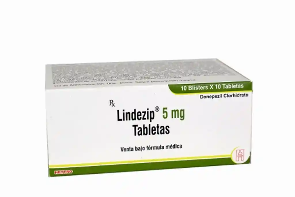 Lindezip 5 Mg Caja Con 100 Tabletas Rx4