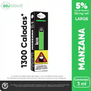 Glucloud Vapeador Manzana Large