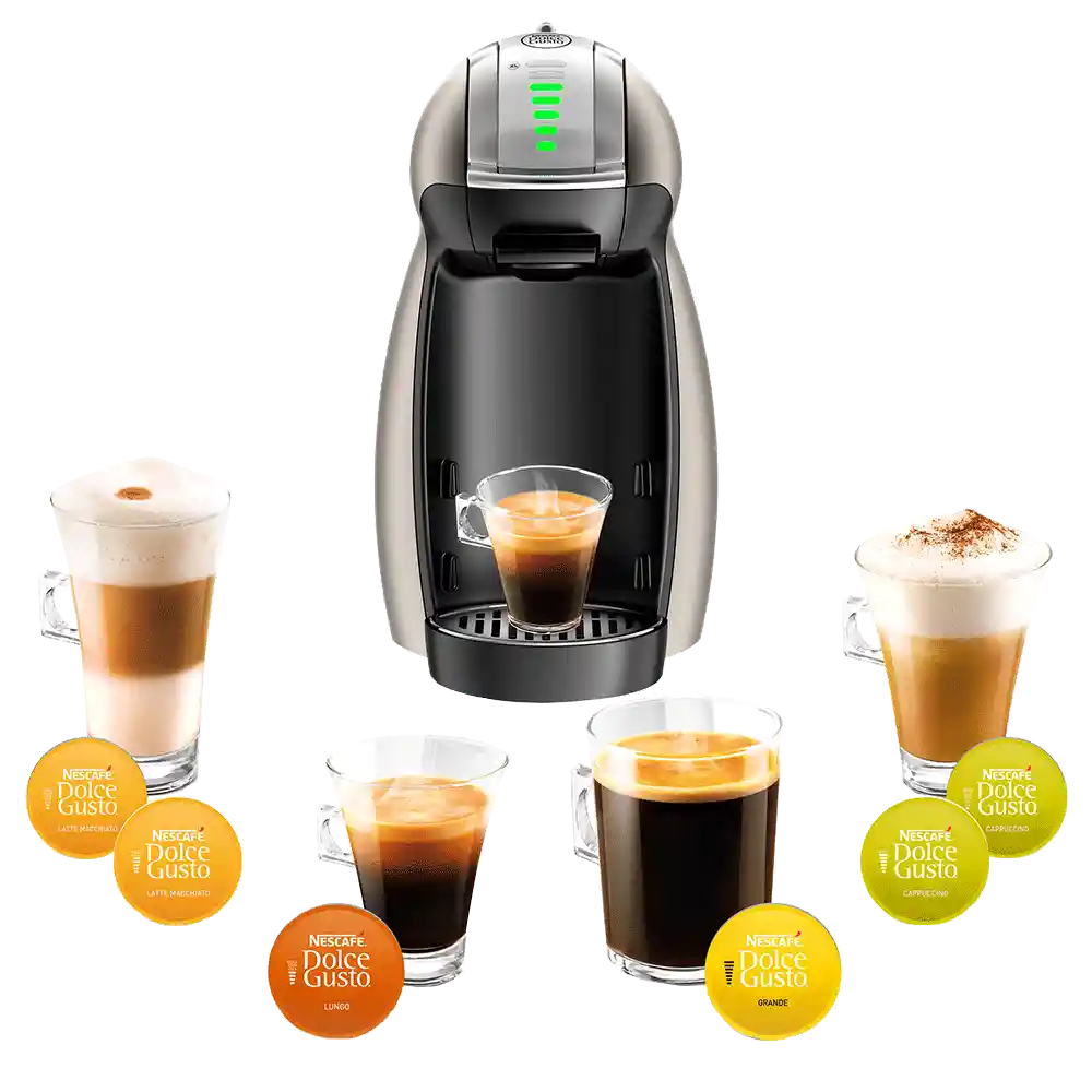 NESCAFÉ® DOLCE GUSTO® Máquina GENIO® II Titanio