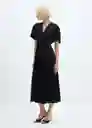 Vestido Dalas2 Negro Talla XS Mujer Mango