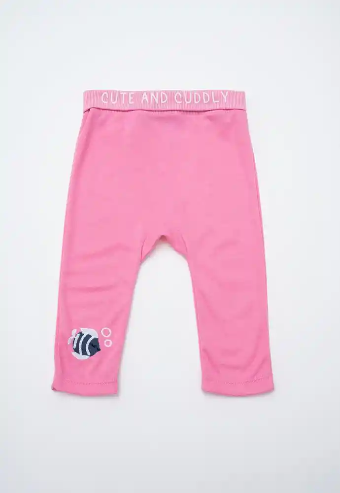 Pantalon Niña 3/6 Meses-rosado
