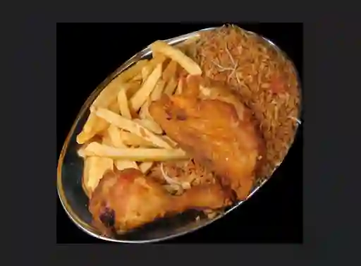 Promoción de Arroz Chino y Pollo