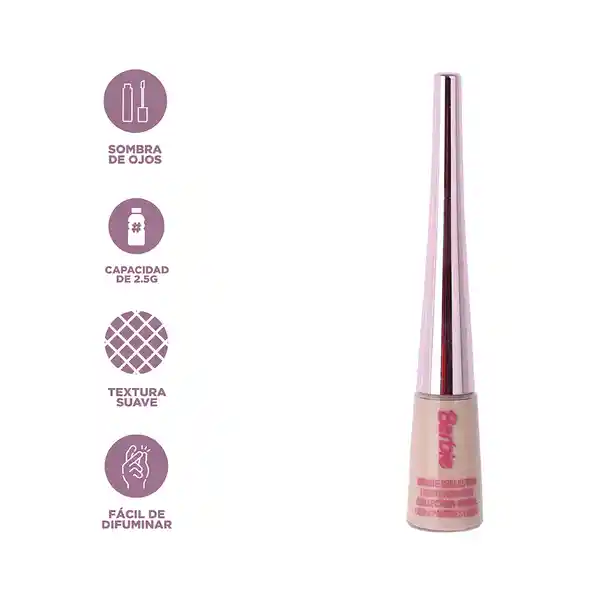 Delineador de Ojos Serie Barbie Beige Con Brillos Miniso