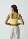 Blusa Manga Sisa Tejido Mujer Verde Tilo Medio S 082G080 Naf Naf