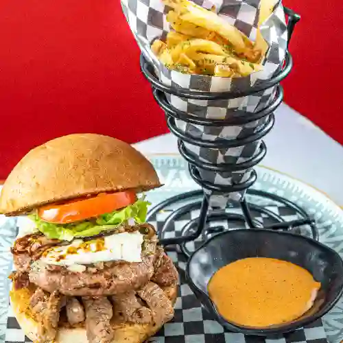 Mr.meat Burger: Hamburguesa de Solomo
