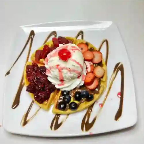 Wafle de Frutos Rojos Especial