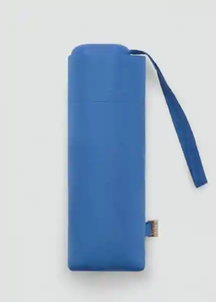 Paraguas Mini Azul Talla 99 Mujer Mango