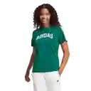 Adidas Camiseta L Softs Manga Corta Mujer Verde Talla S