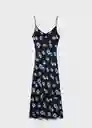 Vestido Kendal Negro Talla M Mujer Mango
