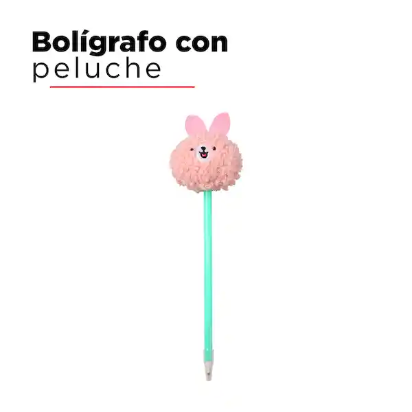 Miniso Bolígrafo Con Peluche Pun Pun Mini Family Series