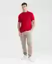 Camiseta Polo Details Contrast Rojo Chili Oscuro S Chevignon