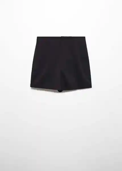 Short Malu5-H Mujer Negro Talla 40 Mango