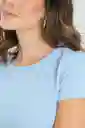 Top Camille Color Azul Claro Talla S Ragged
