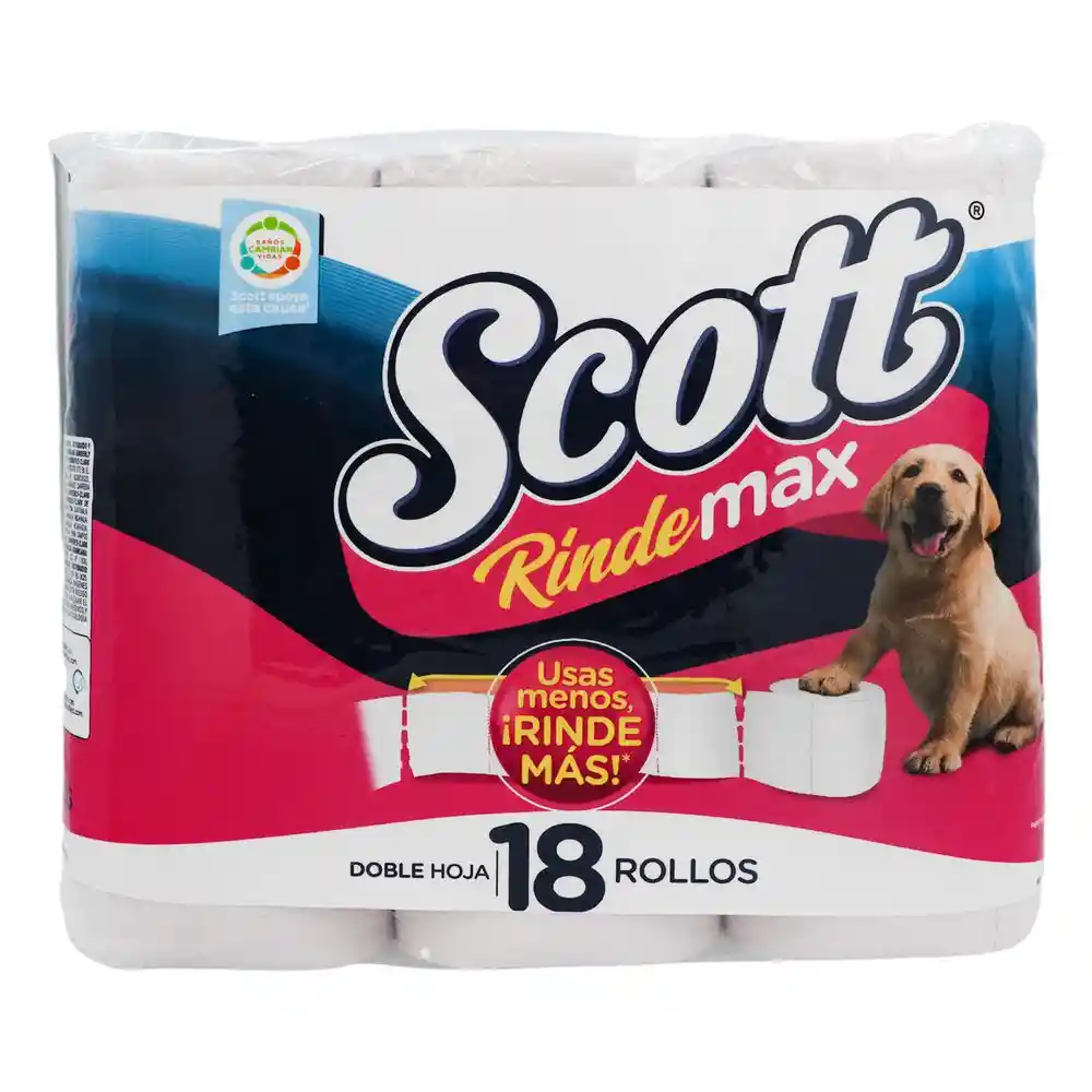 Scott Papel Higiénico Doble Hoja Rindemax