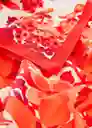 Pañuelo Cora Rojo Talla 99 Mujer Mango