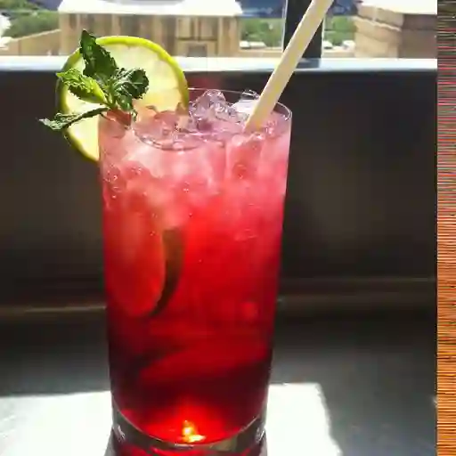 Soda saborizada frutos rojos