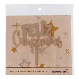 Sempertex Topper Feliz Cumpleaños Fantasia