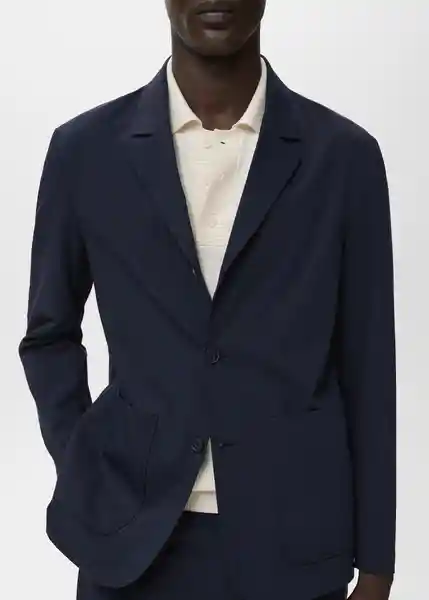 Blazer Americana Parioli Navy Talla 50 Hombre Mango