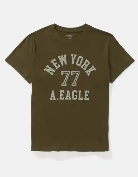 Camiseta Mujer Verde Talla Medium 1151348 American Eagle