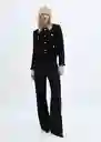 Chaqueta Wintour Negro Talla S Mujer Mango