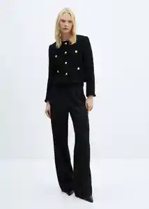 Chaqueta Wintour Negro Talla S Mujer Mango