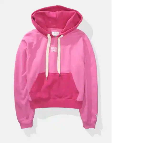 Buzo Mujer Rosa Claro Talla Small American Eagle