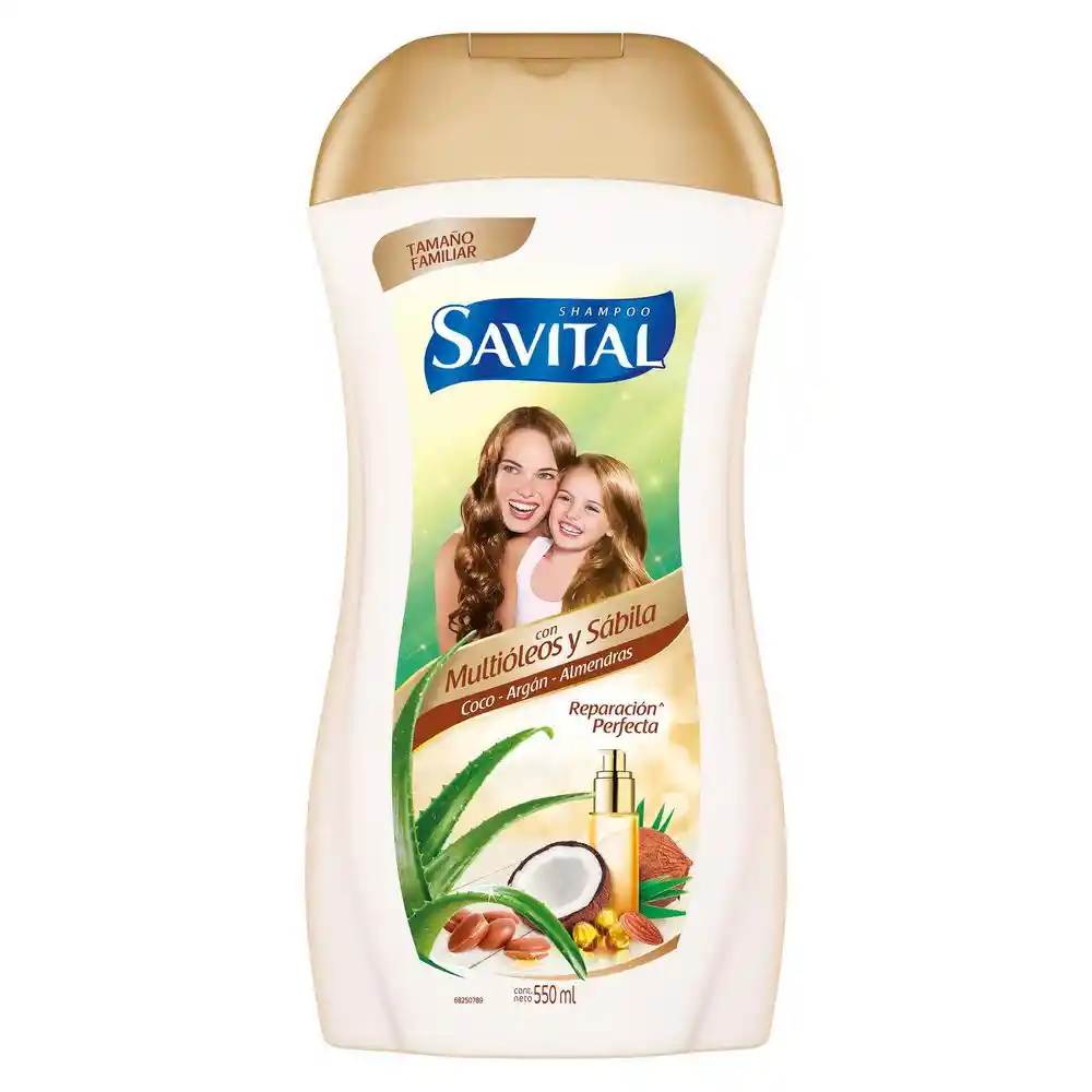 Savital Shampoo con Multióleos y Sábila