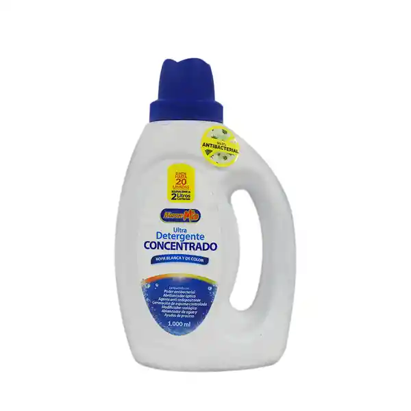 Detergente Líquido Ultra Concentrado Ropa Blanca y Color Mercamio