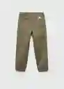 Pantalón Kenia Khaki Talla 07 Niños Mango