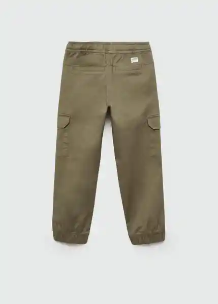 Pantalón Kenia Khaki Talla 07 Niños Mango