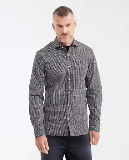 Camisa Premium Square Negro Sombrío Ultraoscuro M Chevignon
