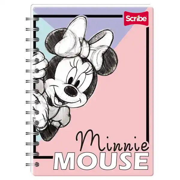 Scribe Cuaderno Argollado Grande Rayado 80 Hojas Mickey