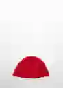 Gorro Julieta Rojo Talla 99 Mujer Mango