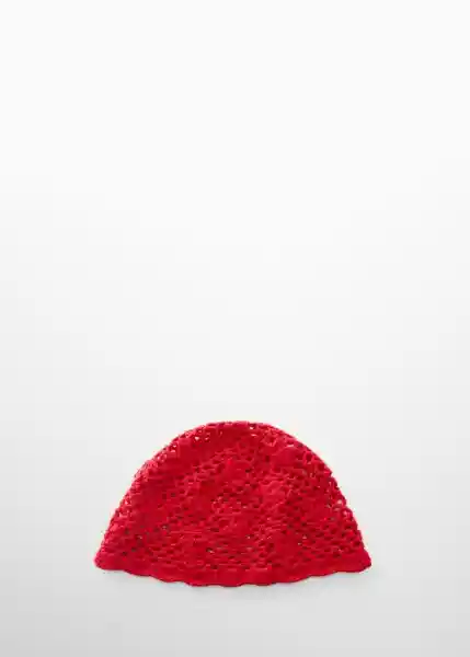 Gorro Julieta Rojo Talla 99 Mujer Mango