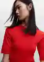 Vestido Tenis-H Rojo Talla XS Mujer Mango