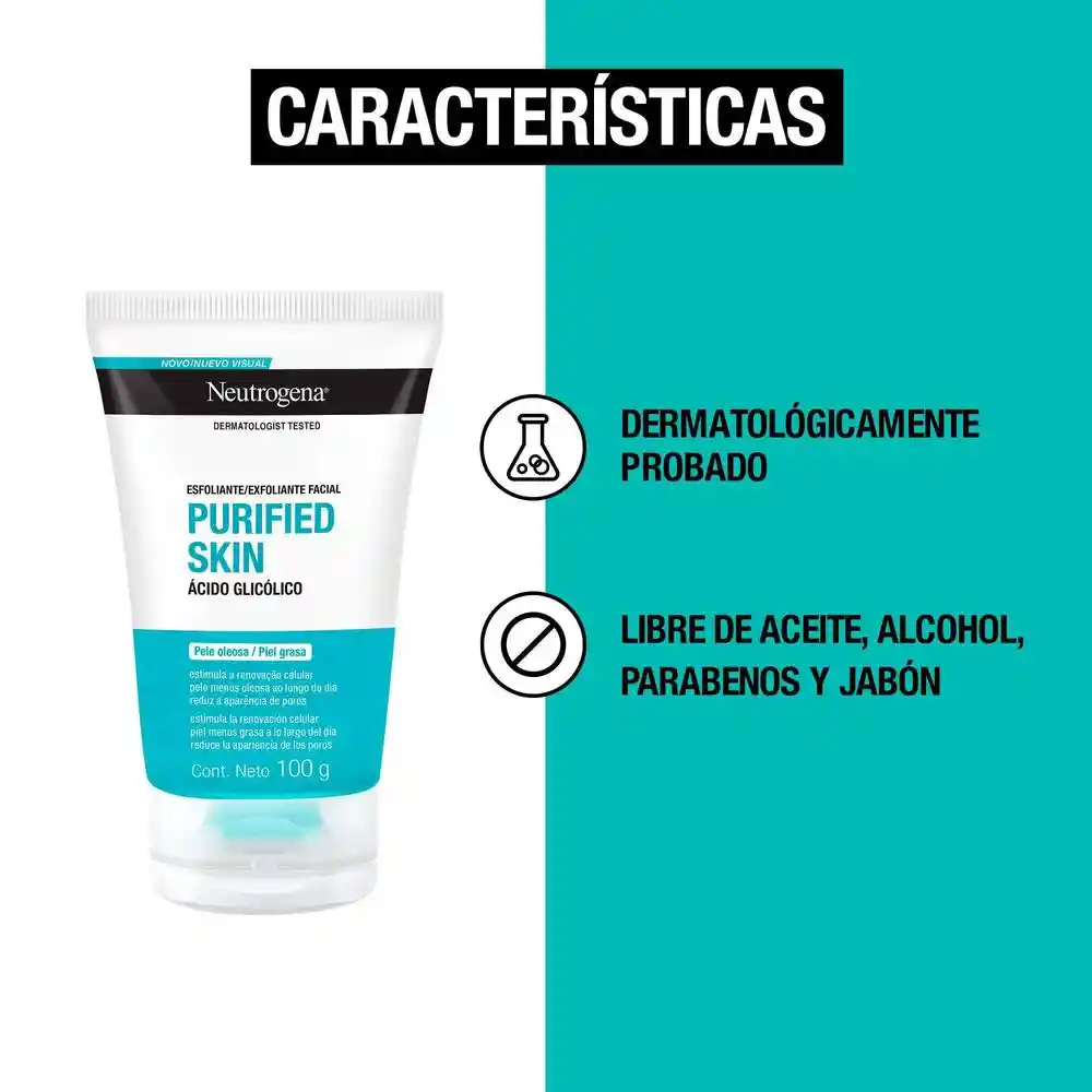 Exfoliante Facial NEUTROGENA Purified Skin x 100 ML
