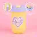 Vaso de Acero Inoxidable Con Pitillo Menta 800 mL Miniso