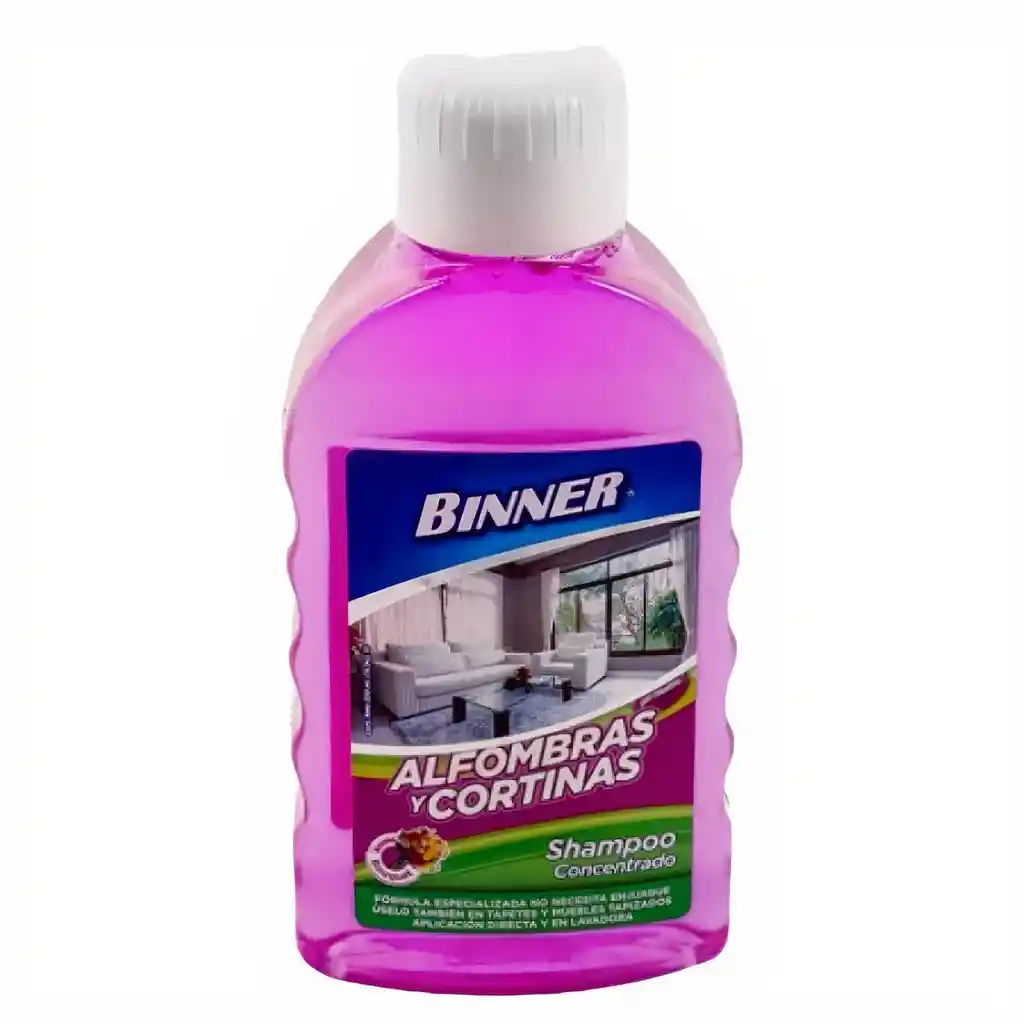 Binner Shampoo para Alfombras y Cortinas
