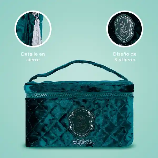 Cosmetiquera Tipo Neceser Serie Harry Potter Slytherin Miniso