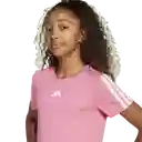Adidas Camiseta Manga Corta Jg Tr-Es 3S Tee Mujer Rosado Talla S