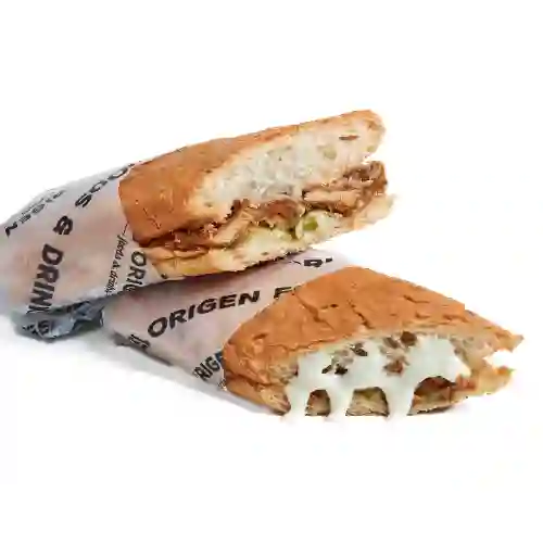 Sándwich chuleta de pollo